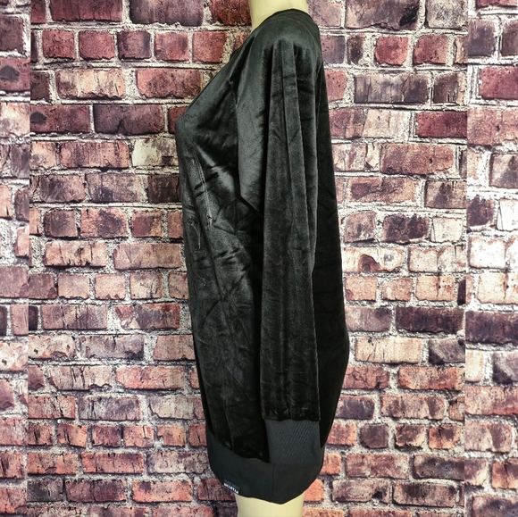 Killstar Survival Mode Velvet Sweater Dress - Picture 5 of 12